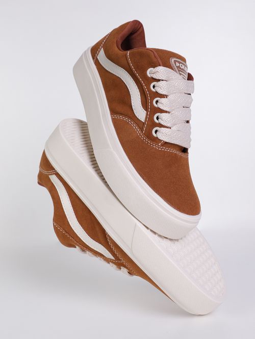 Tênis Casual Quiz Feminino MARROM