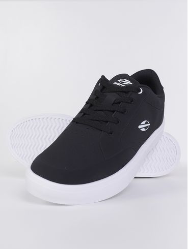 Tênis Casual Urban Free Mormaii Masculino PRETO/BRANCO