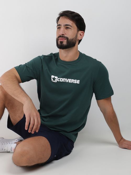 Camiseta Standard Fit Converse Masculina VERDE