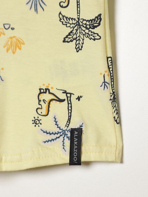 Conjunto Curto Infantil Para Bebê - AMARELO