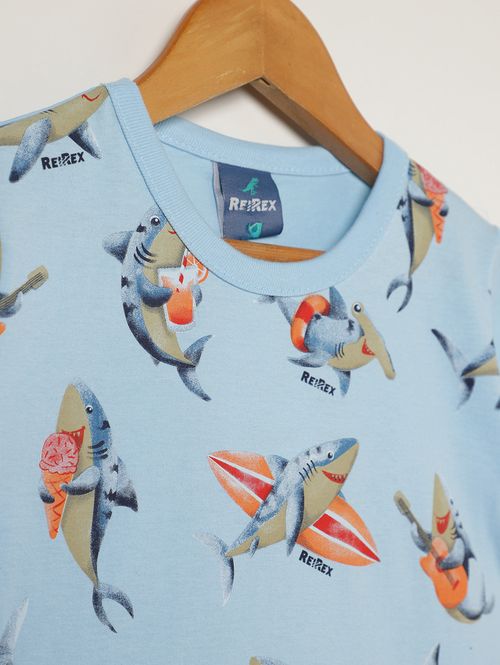 Conjunto Curto Infantil Para Menino - AZUL