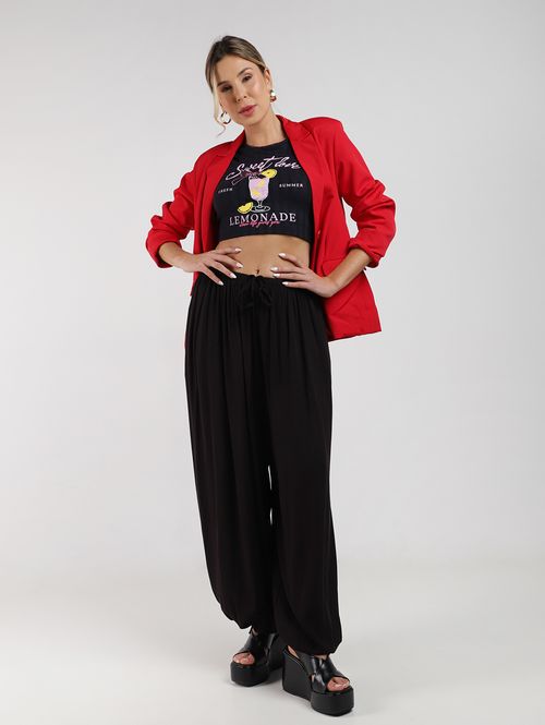 Calça Harem Autentique Feminina PRETO