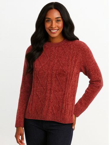 Blusão Tricot Feminino LARANJA