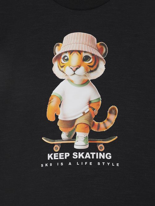 Conjunto Curto Infantil Para Menino - PRETO