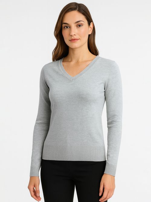 Blusa Modal Manga Longa Feminina CINZA