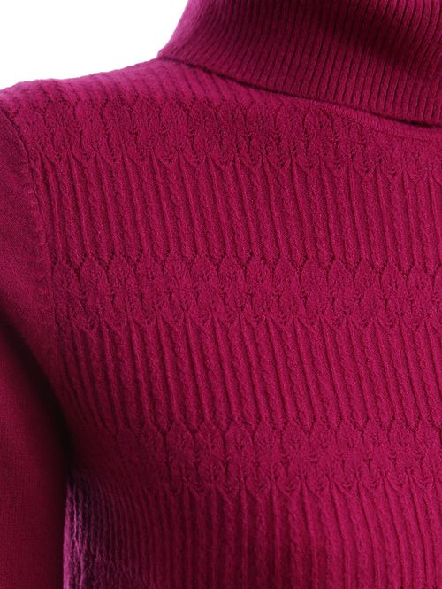 Blusa de Tricot Manga Longa Feminina PINK