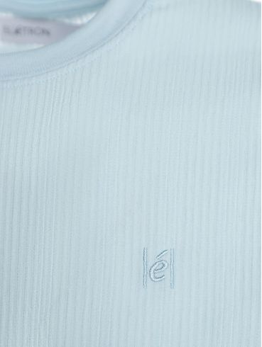 Camiseta Manga Curta Eletrón Masculina AZUL CLARO