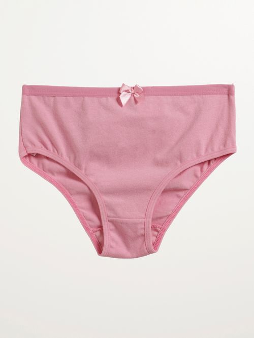 Calcinha Cotton Infantil Para Menina - ROSA