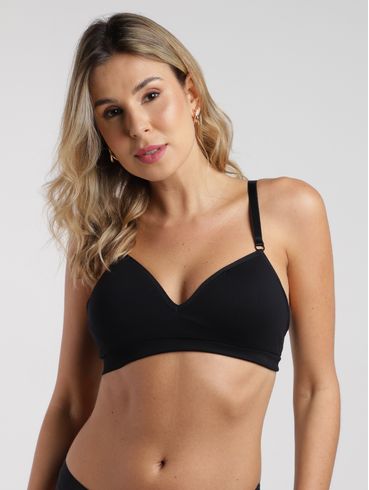Sutiã Daily Triângulo Trifil Feminino Preto