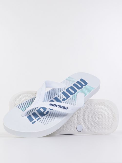 Chinelo Tropical Mormaii Masculino BRANCO/AZUL