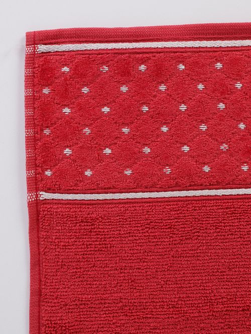 Toalha de Rosto Safira VERMELHO