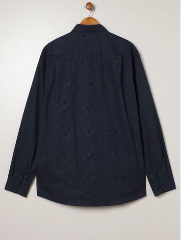 Camisa Nobre Gravataria Plus Size Masculina MARINHO