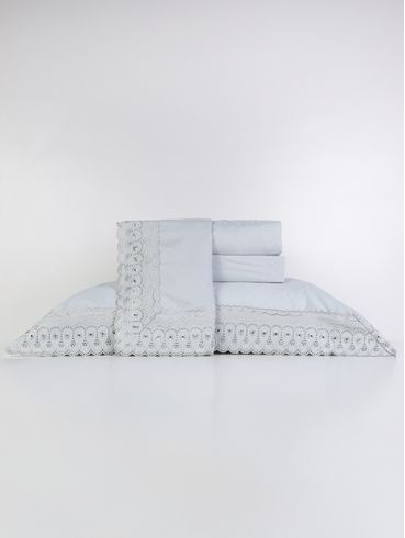 Jogode Lençol King Duplo Bordare VERDE