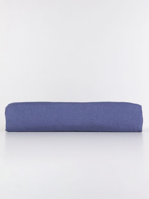 Lençol Avulso Queen Malha Portallar AZUL
