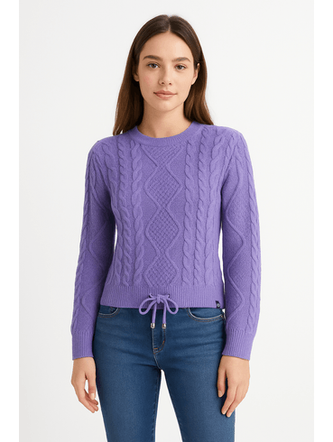 Blusa de Tricot Feminina AZUL