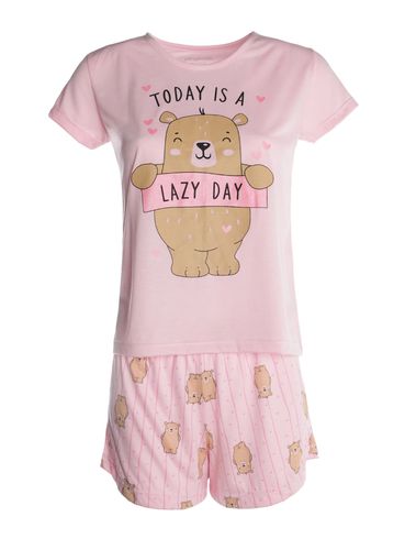 Pijama Curto Feminino ROSA