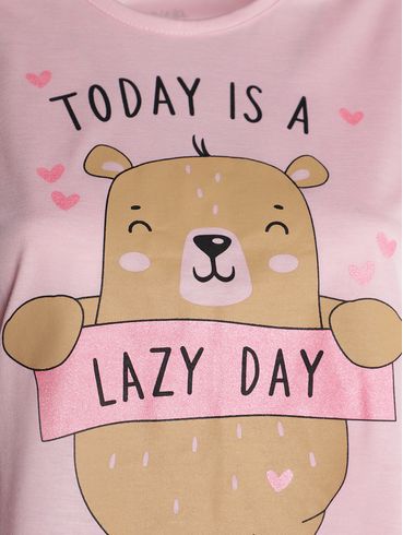 Pijama Curto Feminino ROSA