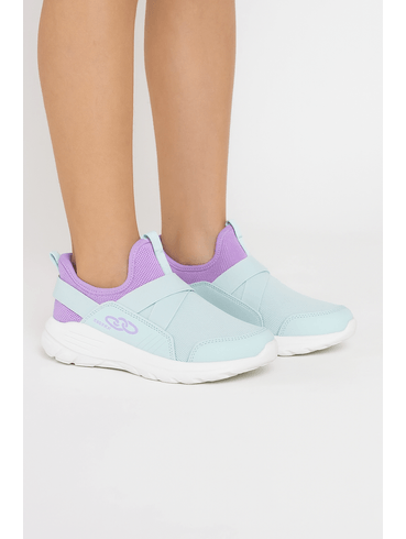 Tênis Olympikus Juvenil Para Menina - VERDE/LILAS