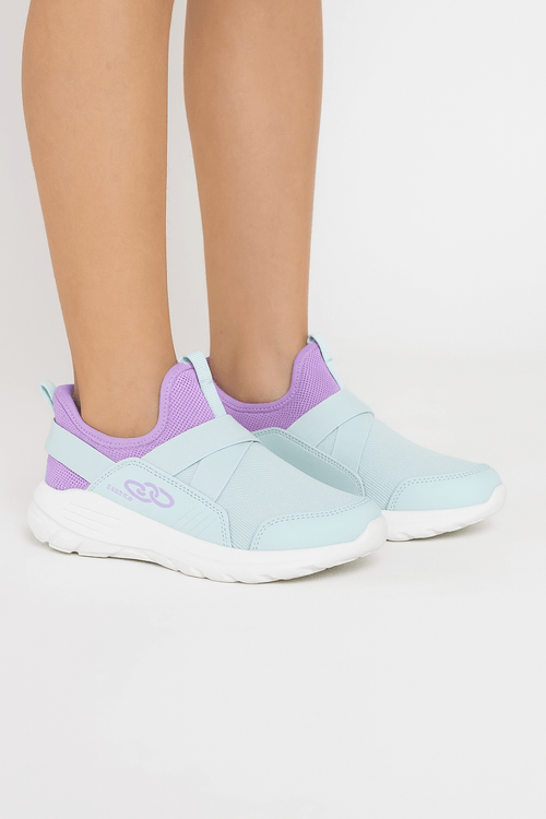 Tênis Olympikus Juvenil Para Menina - VERDE/LILAS