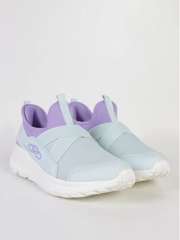 Tênis Olympikus Juvenil Para Menina - VERDE/LILAS
