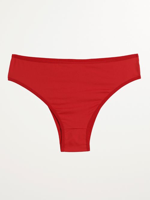 Calcinha Tanga Microfibra Feminina VERMELHO
