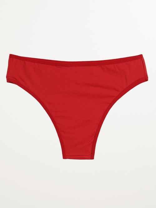 Calcinha Tanga Microfibra Feminina VERMELHO