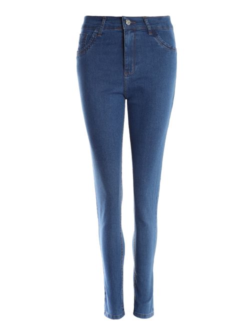 Calça Jeans Cigarrete Feminina AZUL