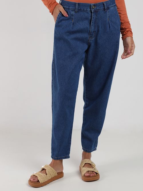 Calça Jeans Slouchy Feminina AZUL