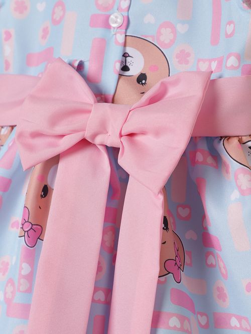 Vestido Infantil Para Menina - AZUL