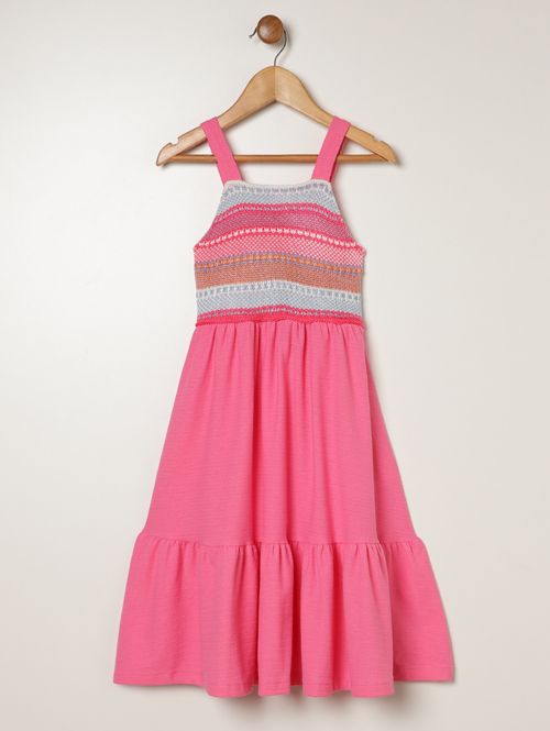 Vestido Infantil Para Menina - ROSA