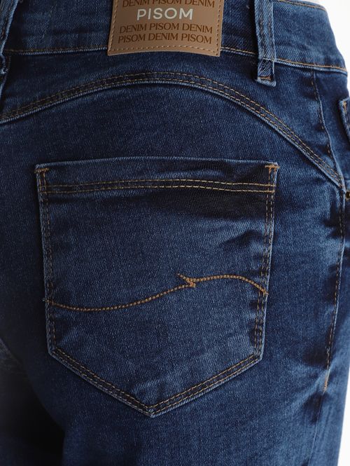 Calça Jeans Cigarrete Feminina AZUL