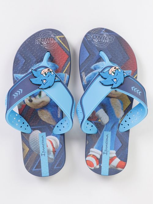 Chinelo Sonic Ipanema Infantil Para Menino- AZUL/MARINHO