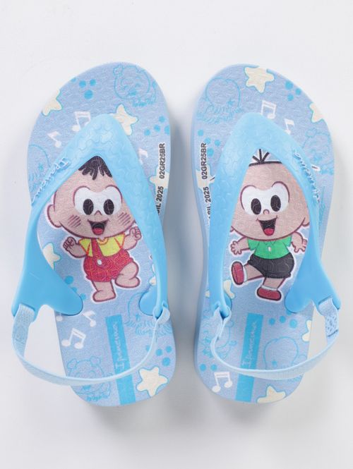 Chinelo Mônica Ipanema Infantil  Para Bebê Menino- AZUL