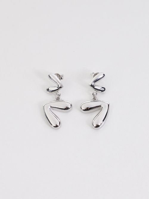 Brinco Coração Bold PRATA