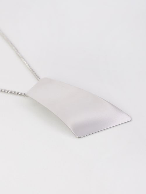 Colar Alongado Orgânico PRATA