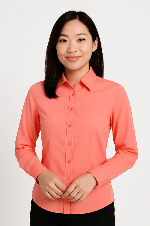 Camisa Crepe Feminina CORAL