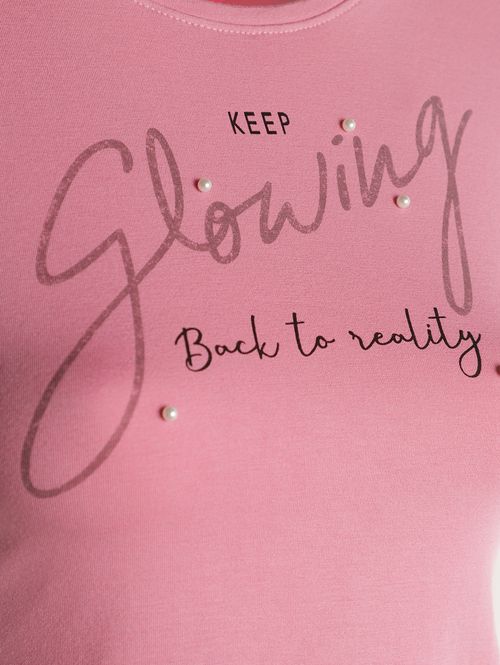 Blusa Cropped Autentique Feminina ROSA CLARO