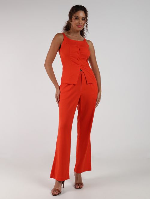 Blusa Regata Autentique Feminina LARANJA