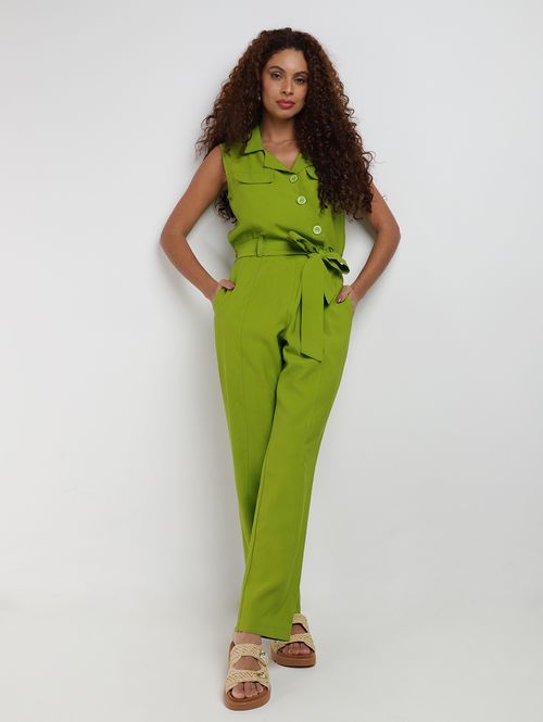 Macacão Longo Feminino VERDE