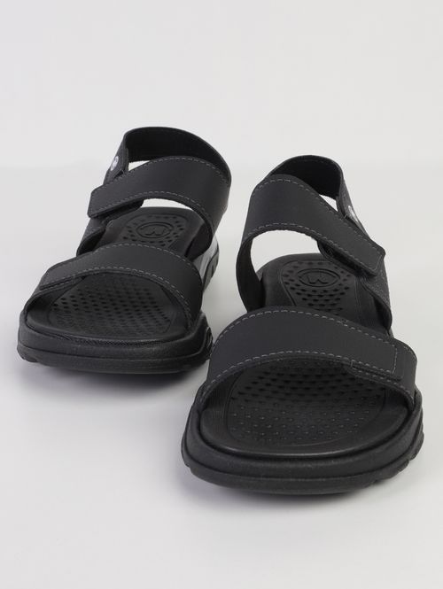 Sandália Casual Molekinho Juvenil Para Menino - PRETO