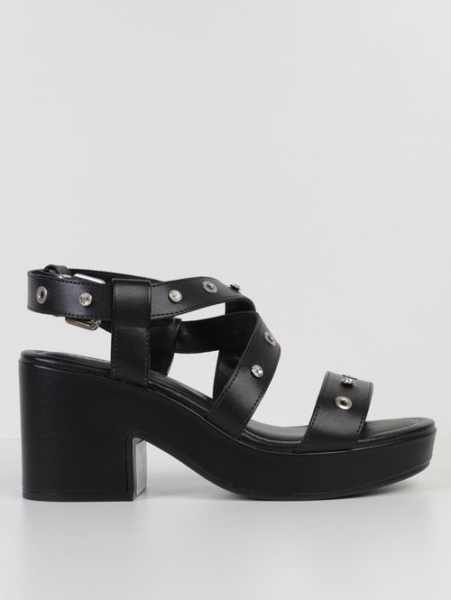 Sandália com Tachas Moleca Feminina PRETO