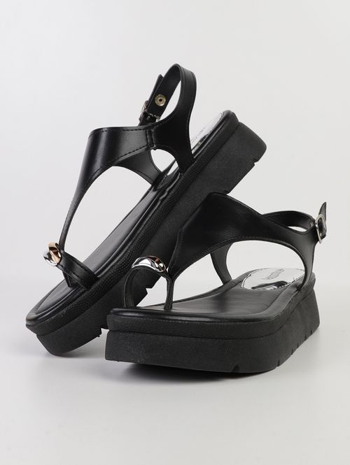 Sandália Flatform Mississipi Feminina PRETO