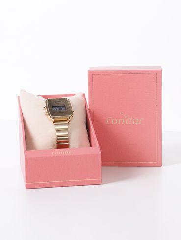 Relógio Digital Condor Feminino DOURADO