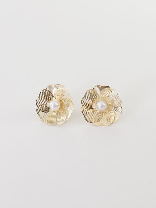Brinco Flor DOURADO