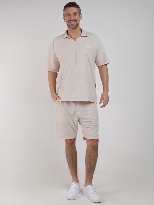 Bermuda Malha Eco Masculina NATURAL