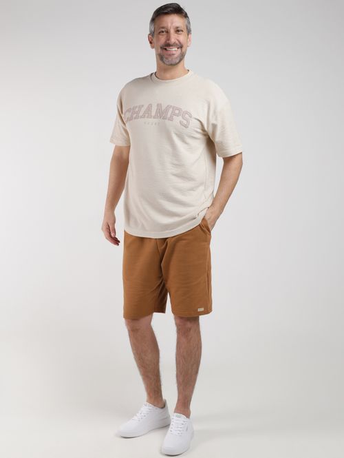 Bermuda Moletinho Masculina MARROM