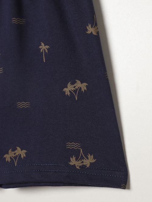 Conjunto Curto Infantil Para Menino - MARROM