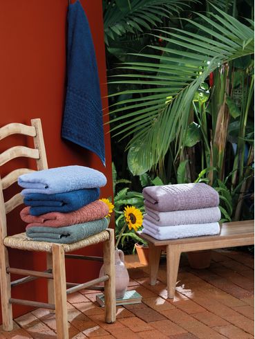 Toalha de Banho Fio Penteado Atlântica Lilás