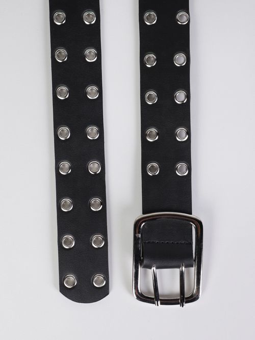 Cinto Detalhe Ilhos Feminino PRETO