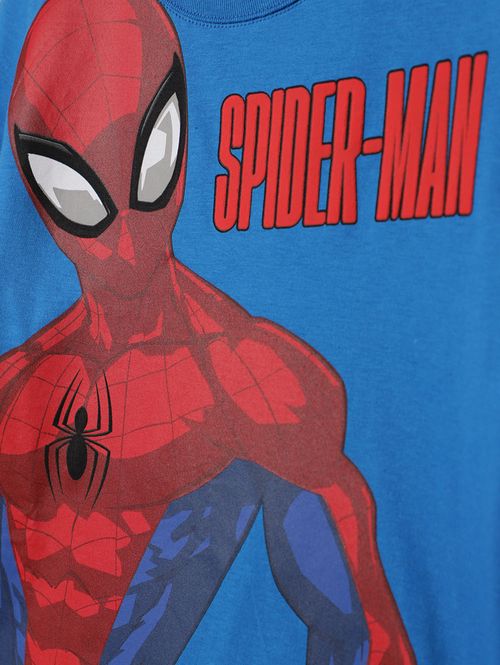 Conjunto Curto Spiderman Infantil Para Menino - AZUL
